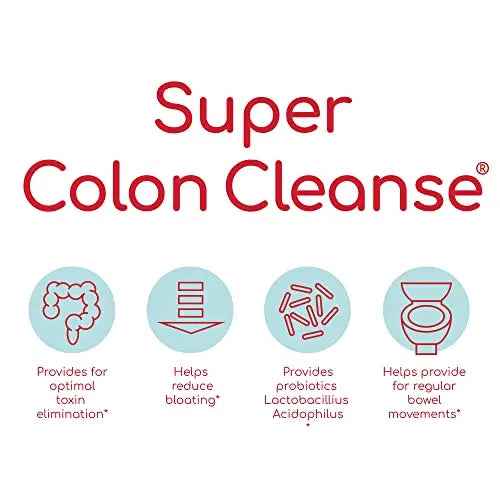 Health Plus Super Colon Cleanse Digestive Support | Constipation Relief to Reduce Bloating Health Plus Au supplements
