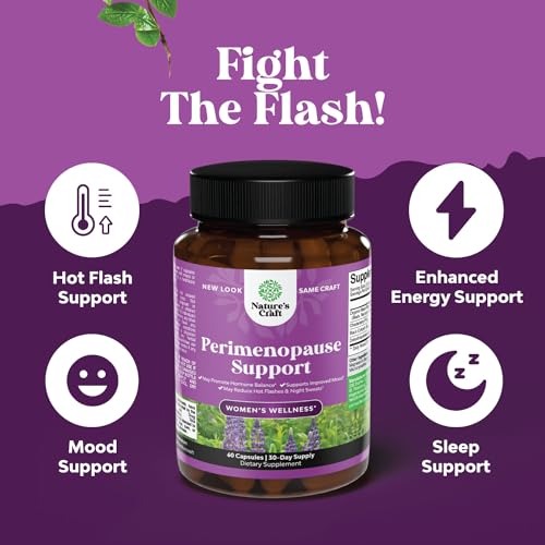 Complete Perimenopause Supplement for Women - Multibenefit Menopause Relief Natures Craft Au supplements