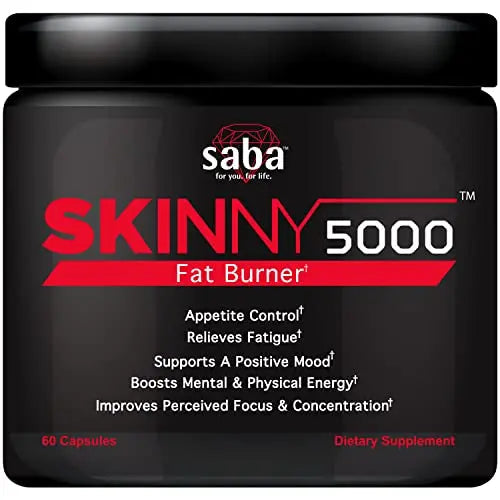 Saba Skinny 5000 -Fat Loss -Weight Loss-Appetite Control -Mild Jitter-Free Energy- Focus Saba Au supplements