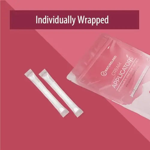 Natureland Disposable Plastic Vaginal Applicator: For Gel or Cream Products - Includes Dual Natureland Au supplements