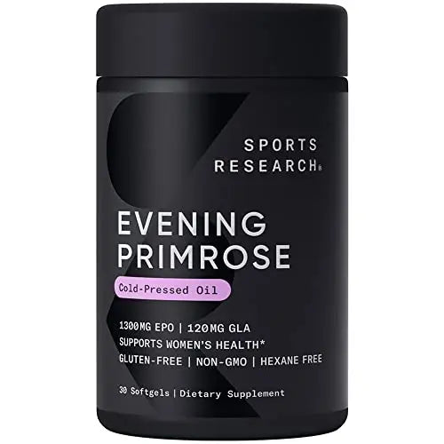 Sports Research Evening Primrose Supplement from Cold Pressed Oil Sports Research Au supplements