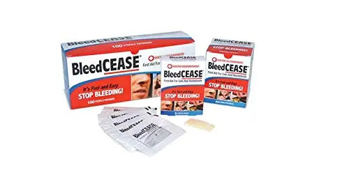 BleedCEASE First Aid for Cuts and Nosebleeds Sterile Packings, 25 Count BleedCEASE Au supplements