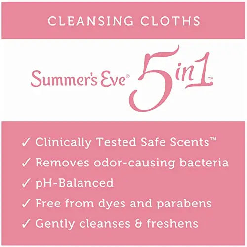 Summer's Eve Sheer Floral Daily Refreshing Feminine Wipes, Removes Odor, pH balanced Summer's Eve Au supplements