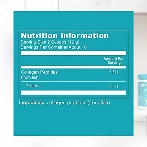 Vital Proteins Marine Collagen Peptides Powder Supplement - Hydrolyzed Collagen - 221g Canister VITAL PROTEINS Au supplements
