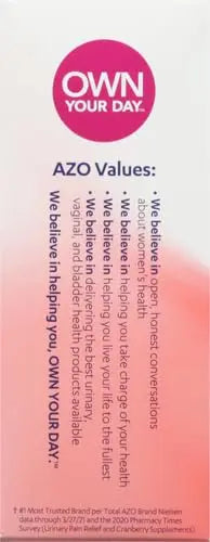 AZO Boric Acid Vaginal Suppositories, Helps Support Odor Control and Balance Vaginal PH AZO Au supplements