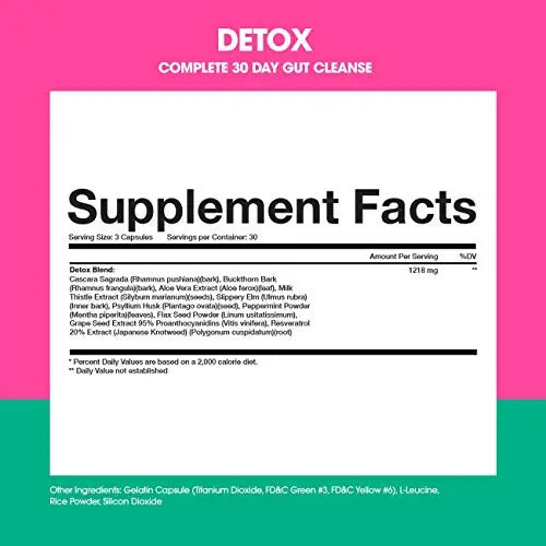 Obvi Detox, Flush Out and Eliminate Toxins, Support Weight Loss, Cleanse Colon, Packed Obvi Au supplements