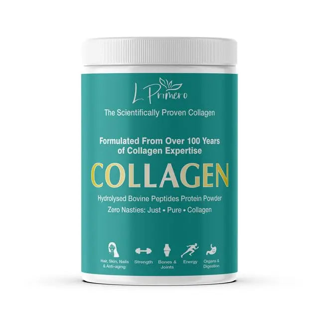 L Primero Collagen Peptides Powder 400g, Hydrolysed Unflavoured, Grass-Fed Bovine Bioactive Protein, Highly absorbable 18 Amino Acids, Keto L Primero Au supplements