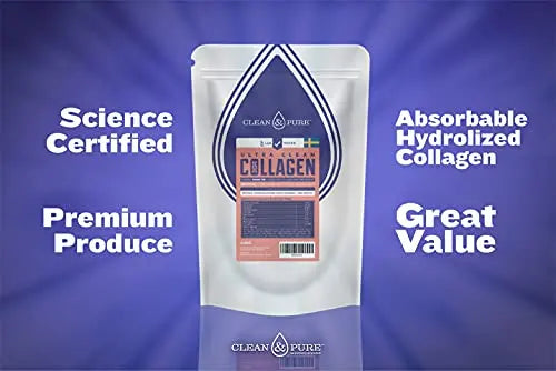 Clean & Pure Collagen Powder, Lab Tested Bovine Peptides with No or Zero Growth Hormones, Pesticides or Vet Meds - 400g Lean Caffeine Au supplements