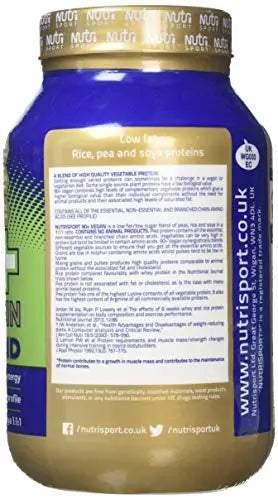 Nutrisport Aspartame Free 90 Plus Vegan Strawberry Protein Powder, 908 g Nutrisport Au supplements