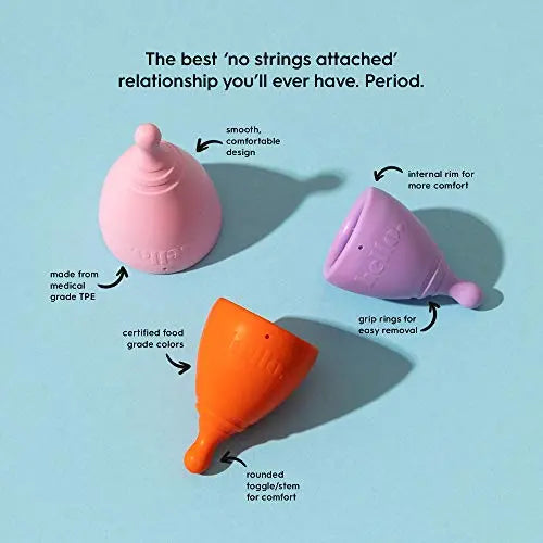 The Hello Cup Extra Small Menstrual Cup, BPA Free, Reusable, Hypoallergenic, Recyclable THE HELLO CUP Au supplements