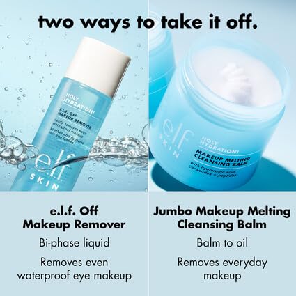 e.l.f. SKIN Holy Hydration! Makeup Melting Cleansing Balm, Face Cleanser & Makeup Remover