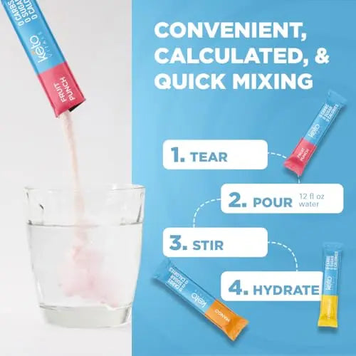 Keto Vitals Original Electrolytes Powder Packets | Keto Friendly Electrolyte Travel Packets Keto Vitals Au supplements
