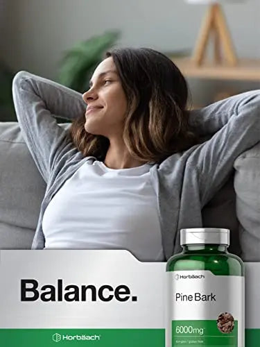 Pine Bark Extract | 6000 mg | 180 Capsules | Standardized to Contain 380 mg Proanthocyan Horbäach Au supplements