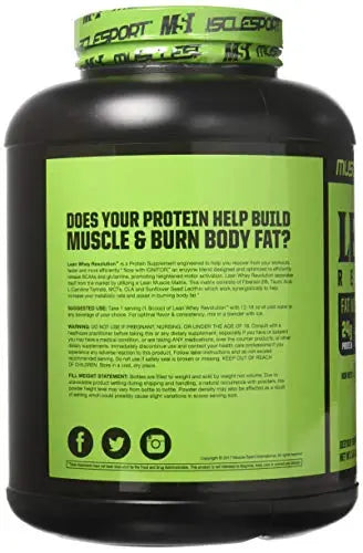 Musclesport Lean Whey Revolution™ Protein Powder - Whey Protein Isolate Musclesport Au supplements