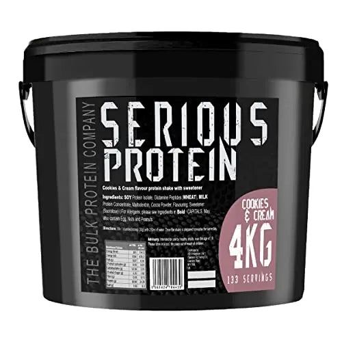 The Bulk Protein Company – SERIOUS PROTEIN – Protein Powder – 4kg – Low Carb The Bulk Protein Company Au supplements