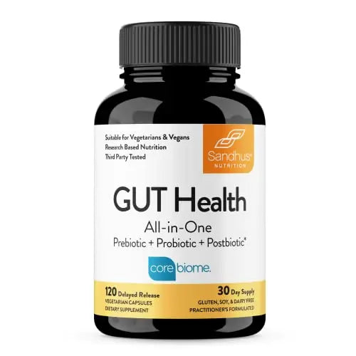 Sandhu's Gut Health - Prebiotic, Probiotic, Postbiotic & L-Glutamine – Digestive Health Sandhu's Au supplements