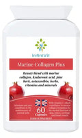 nfiniVit Marine Collagen Plus Blend Capsules - Hair Growth Enhancer with Enriched Vitamin C and Vitamin E InfiniVit Au supplements