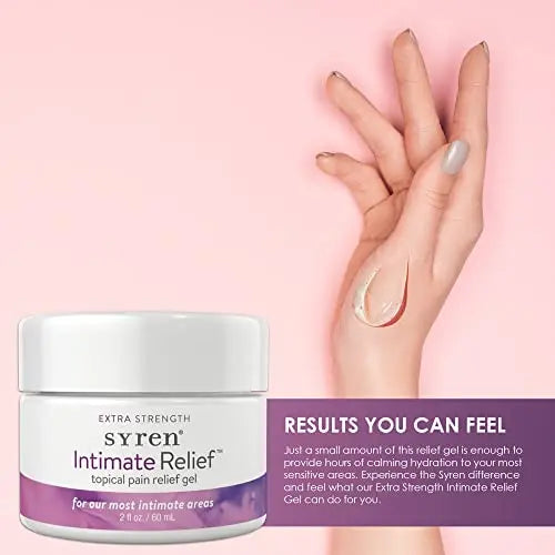 Syren Intimate Relief - Intimate Pain Relieving Gel - Relieves Vulva Pain, Throbbing, Spasms, Vaginal Dryness SYREN Au supplements