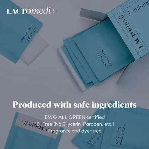 LACTOMEDI Feminine Wipes | Unscented Feminine Wipes | Individually Wrapped | pH-Balanced Feminine LACTOMEDI Au supplements