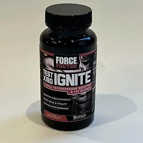 FORCE FACTOR Test X180 Ignite Testosterone Booster for Men, Testosterone Support Force Factor Au supplements