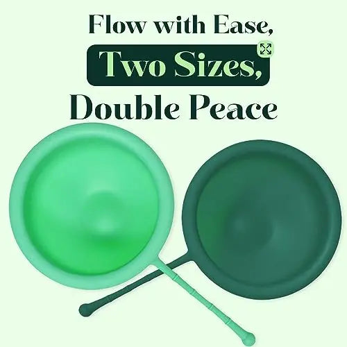 SHORDY Reusable Menstrual Disc Set of 2 (Small & Large), 100% Medical-Grade Silicone, Flexible SHORDY Au supplements