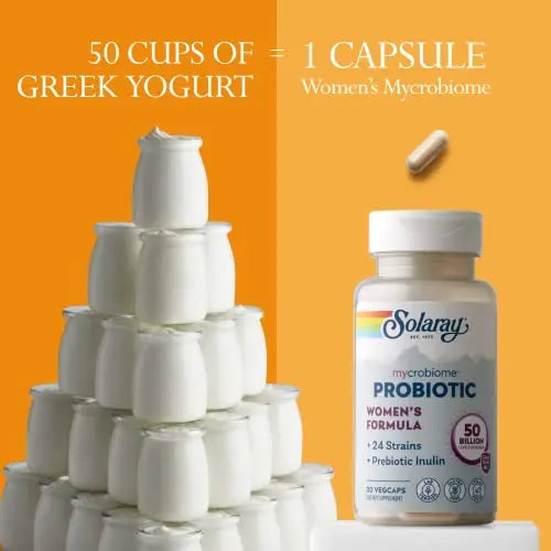 SOLARAY Mycrobiome Probiotic Women’s Formula, 24 Strains Plus Prebiotic Inulin SOLARAY Au supplements