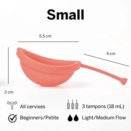 Pixie Cup 2 Menstrual Discs - Most Comfortable Reusable Period Discs - Removable Stem Pixie Cup Au supplements