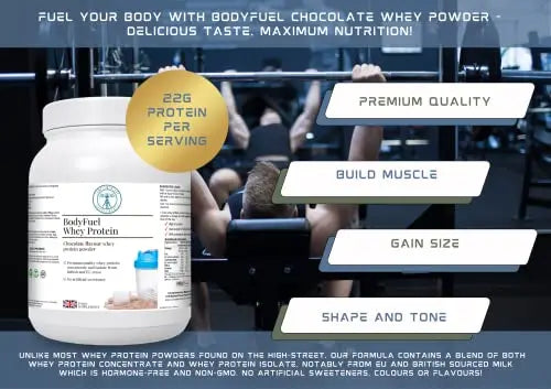 Complementary Supplements - BodyFuel Whey Protein Isolate & Concentrate Chocolate Flavour Complementary Supplements Au supplements