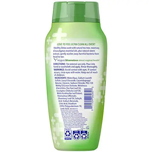 Vagisil Feminine Wash for Intimate Area Hygiene, Healthy Detox, All Over Body Wash Vagisil Au supplements