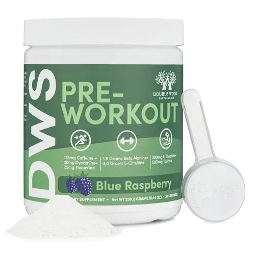 Pre Workout Powder for Men & Women (30 Servings of Caffeine, Beta Alanine, L-Citrulline Double Wood Supplements Au supplements