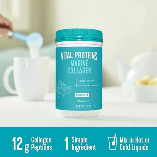 Vital Proteins Marine Collagen Peptides Powder Supplement - Hydrolyzed Collagen - 221g Canister VITAL PROTEINS Au supplements