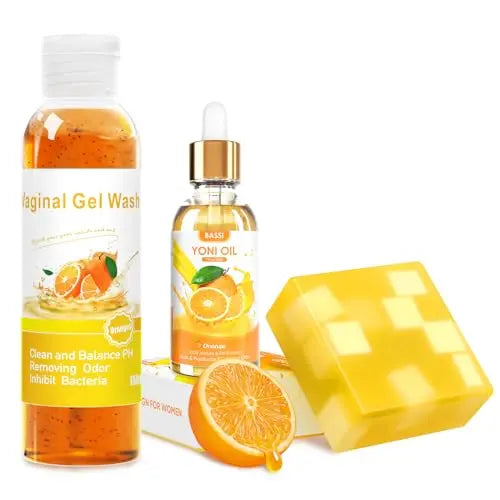 Yoni Soap & Yoni Oil & Feminine Wash Set for Women, Yoni Wash for Vaginal Ph Balance Remove BASSI Au supplements