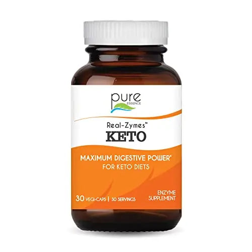 Real-Zymes™ KETO Digestive Enzymes Supplement with Probiotics for Better Digestion PURE ESSENCE LABS Au supplements