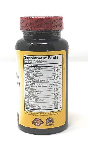 BeShiny Ashwagandha Complex with termeric Cinnamon Basil Leaf Supports a Healthy BeShiny Au supplements