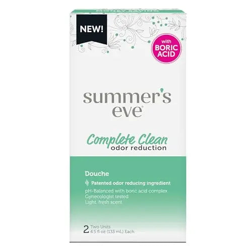Summer's Eve Feminine Douche, Complete Clean Odor Reduction with Boric Acid Complex, 2 Units Summer's Eve Au supplements