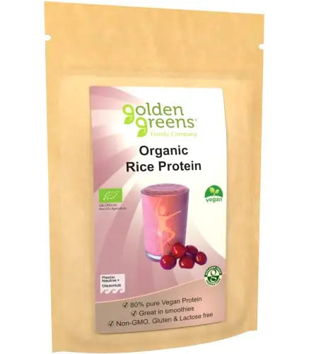 Golden Greens Organic Rice Protein Powder 250 g Golden Greens Au supplements