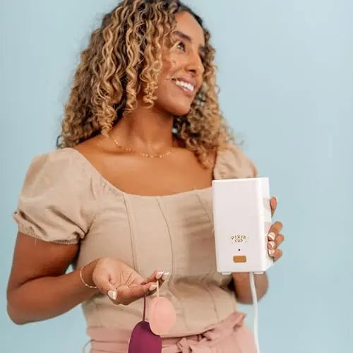 Pixie Menstrual Cup Sterilizer + Large & Small Pixie Disc - Kill 99.9% of Germs with Menstrual Cup Pixie Cup Au supplements