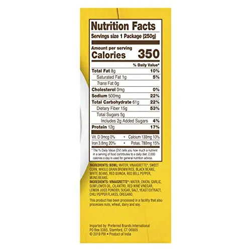 TASTY BITE Mexican Protein Bowl, 8.8 Ounce, Pack of 6, Ready to Eat, Microwaveable TASTY BITE Au supplements