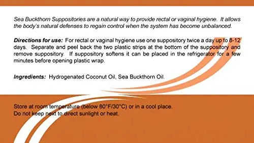Suppositories with Sea-Buckthorn Oil (10 pcs) Sudopo plk Au supplements