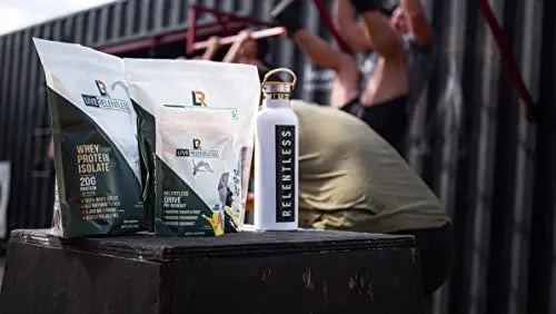 Live Relentless by Tim Kennedy, Drive Pre-Workout, Merica's Strawlemon, 30 Servings Live Relentless Au supplements