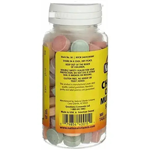 NAT B CHILDRENS CHEWABLE 100 Nature's Blend Au supplements
