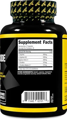 Primaforce Nitric Oxide Booster (2,250mg, 120 Capsules) - 40 Servings of Our High Potency Primaforce Au supplements