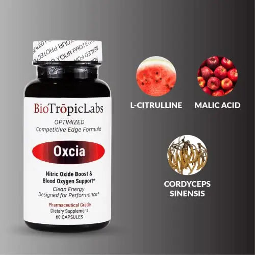 BioTropicLabs Oxcia – Clean, Powerful Energy Delivered via Blood Oxygenation-vasodilation Oxcia Au supplements