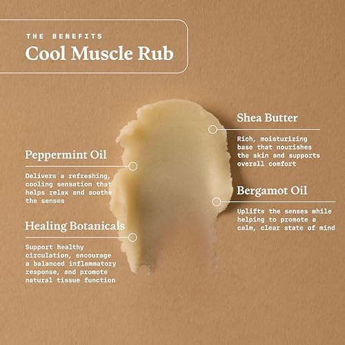 Ultra Life Sport – Premium Cooling Muscle Rub – Vegan Topical Balm with Peppermint & Bergamot – Organic, Non-GMO, Water-Based Formula – Clean Botanical Ingredients Ultra Life Sport Au supplements