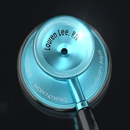 Engravable - MDF Acoustica Lightweight Personalized Custom Stethoscope MDF Instruments Au supplements