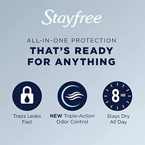 Stayfree Maxi Pads for Women, Super - 66 Count Stayfree Au supplements