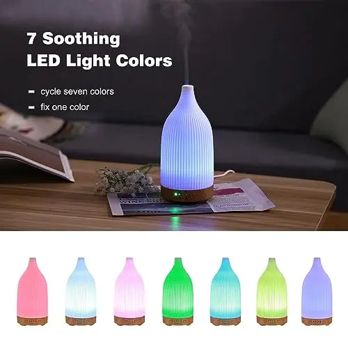 Coolego Ceramic Diffuser, 100ml Essential Oil Diffuser Ultrasonic Cool Mist Aromatherapy Diffuser Coolego Au supplements