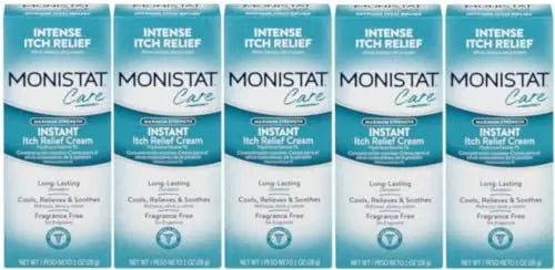 Monistat Care Maximum Strength Instant Itch Relief Cream, 1 Ounce each (Value Pack of 5) My Store Au supplements