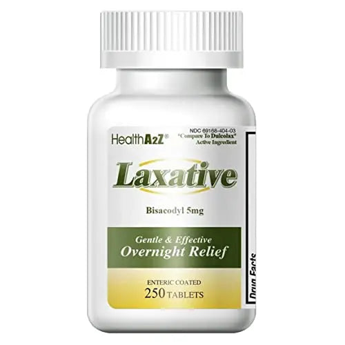 HealthA2Z Laxative Bisacodyl 5mg | 250 Counts | Gentle and Fast Overnight Relief HealthA2Z Au supplements