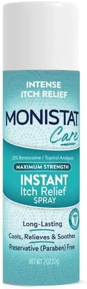 Monistat Instant Itch Relief Spray for Women, Maximum Strength Feminine Itch Care, 2 oz (Pack of 2) Monistat Au supplements